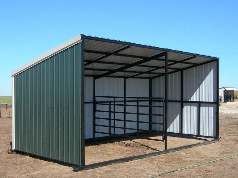 Steel Shed Shelter